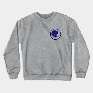 Two-Bar Helmet Minimalist Logo (Purple) Crewneck Sweatshirt